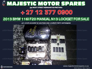 2016 Bmw 116i f20 manual n13 lockset for sale used