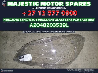 Mercedes Benz w204 facelift headlight glass for sale NEW