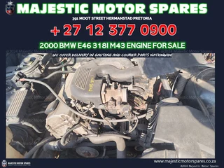 2000 Bmw 318i E46 M43 engine for sale