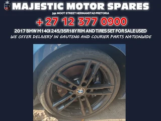 Bmw M140i F20 lci 245/35R18Y rims and mag tire set  for sale used