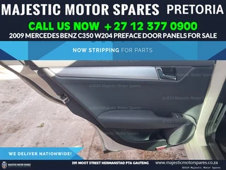 For Sale: 2009 Mercedes Benz C350 W204 Preface Interior Door Panels (Used)