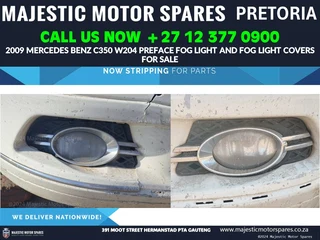 For Sale: Mercedes Benz C350 W204 Preface Fog Lights and Fog Light Covers (Used)