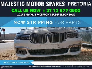 For Sale: BMW G11 740i White Front Bumper - Used