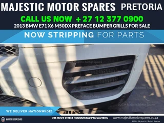 2013 BMW X6 E71 Preface M50d Bottom Used Bumper Grille Covers for Sale