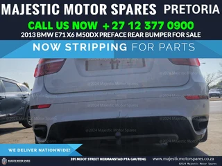 Used Rear Bumper for 2013 BMW X6 E71 Preface M50d for sale