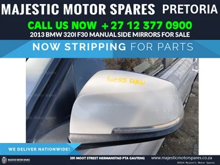 For Sale: Used Door Mirrors (Side Mirrors) with Indicator Lights for 2013 BMW 320i F30 Manual