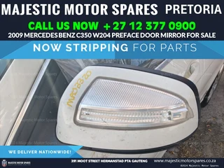 Used Door Mirror with Indicator Lamps for 2009 Mercedes C350 W204 Preface