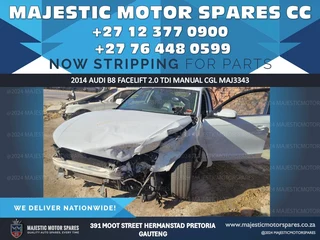 Audi A4 B8 2.0 TDI Manual (CGL Facelift) - Replacement Spares and Parts for Sale!