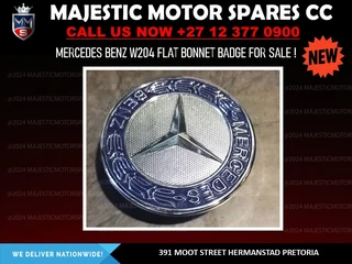 Mercedes Benz W204 Flat Bonnet Badge for Sale – Brand New