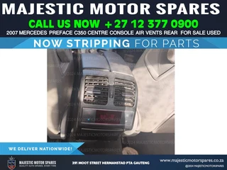 2007 Mercedes-Benz C350 Preface Rear Center Console Air Vent (Second-Hand) for sale