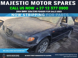 2004 Bmw 320d E46 Fender For Sale Black