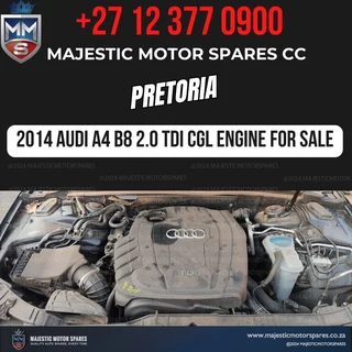 2014 Audi A4 B8 2.0 TDI CGL engine for Sale - Pretoria, Gauteng