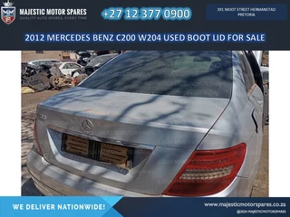 2012 Mercedes Benz C200 W204 Boot lid for Sale – Second Hand