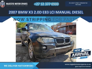 2007 BMW X3 2.0D M47N2 LCI (Manual) Stripping for Spares -