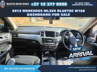 2012 Mercedes ML350 Bluetec W166 Used Dashboard for Sale