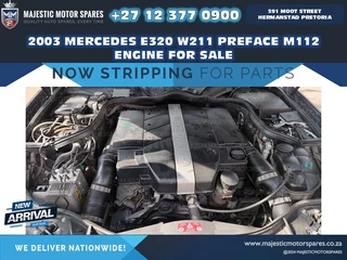 Mercedes Benz e320 3.2 V6 M112 engine for sale second hand