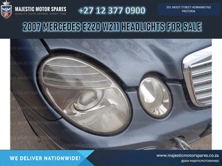 2007 Mercedes E220 W211 Headlights Used for Sale