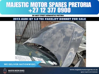 2013 audi q7 3.0 tdi facelift bonnet for sale