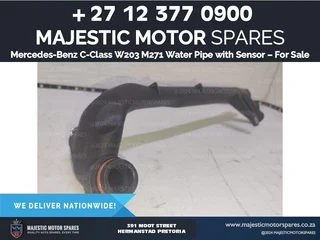 Mercedes-Benz C-Class W203 M271 Water Pipe with Sensor – For Sale
