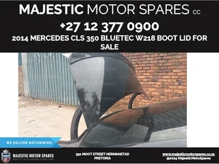 2014 Mercedes cls 350 bluetec w218 boot lid for sale