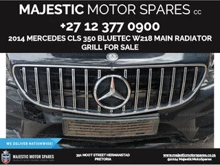 2014 mercedes cls 350 bluetec w218 main radiator grill for sale