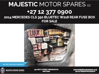 2014 mercedes cls 350 bluetec w218 rear fuse box for sale