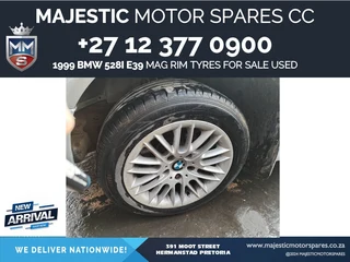 1999 bmw 528i e39 mag rim tyres for sale used