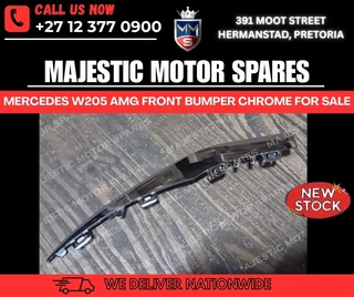 Mercedes-Benz W205 AMG Front Bumper Chrome Trim for Sale – Brand New!