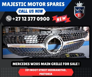 Mercedes-Benz W205 Main grille for Sale - Brand New!
