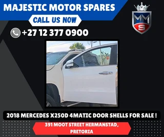 2018 Mercedes-Benz X250D 4Matic Door shells for Sale - Used