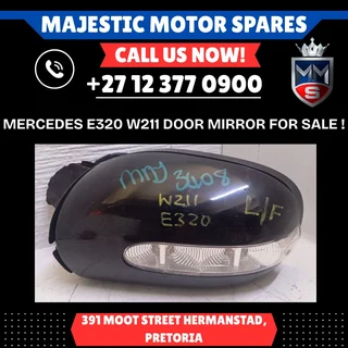 2003 Mercedes-Benz E320 W211 Preface door mirror for Sale - Second hand!