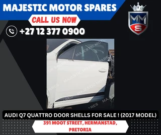 For Sale: Audi Q7 Quattro Front door Shells (2017 Model) – Second Hand