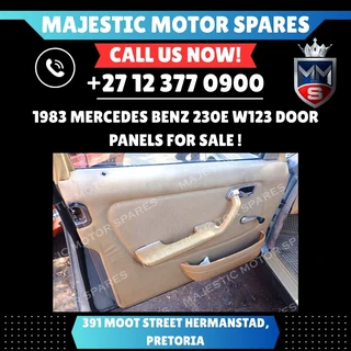 For Sale: 1983 Mercedes-Benz 230E W123 Door Panels – Interior Trim!