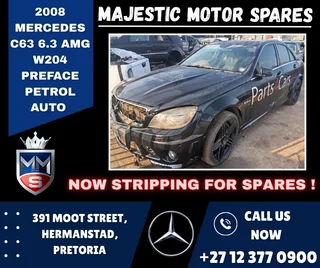 2008 Mercedes C63 6.3 AMG W204 Preface - Stripping for Spares