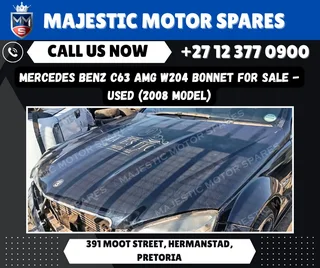 Mercedes-Benz C63 AMG W204 Bonnet for Sale (Used-OEM)