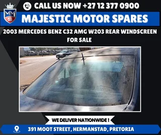 2003 Mercedes-Benz C32 AMG W203 Rear windscreen for Sale - (Second hand)