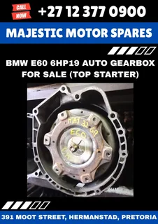 BMW E60 6Hp19 Automatic gearbox for Sale (Top starter) – Used