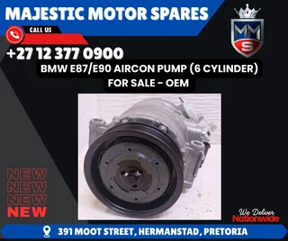 BMW E87 / E90 Aircon Pump (6 Cylinder) – Brand New! (OEM)