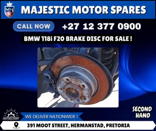 For Sale: BMW 118i F20 Brake Disc – Second Hand