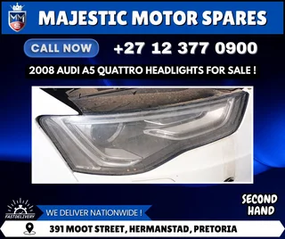 Used 2008 Audi A5 Quattro Headlights for Sale – Left & Right