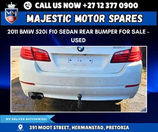 2011 BMW 520i F10 Sedan Rear Bumper for Sale - Used