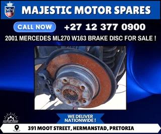 2001 Mercedes-Benz ML270 (W163) Brake disc for Sale - Used