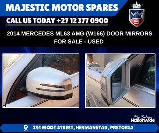 For Sale: Used Mercedes-Benz ML63 AMG (W166) Door/Side Mirrors – 2014 Model