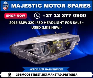 2015 BMW 320i F30 Headlight for Sale - Used (Like New)