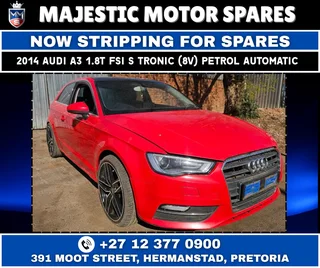 2014 Audi A3 1.8T FSI S Tronic (8V) – Now Stripping for spares