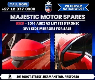 For Sale: Used Side Mirrors – 2014 Audi A3 1.8T FSI S Tronic 8V (Driver & Passenger Available)
