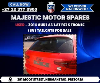 For Sale: Used Tailgate – 2014 Audi A3 1.8T FSI S Tronic 8V
