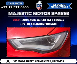 For Sale: Used Headlights – 2014 Audi A3 1.8T FSI S Tronic 8V