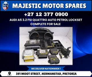 For Sale: Complete Lockset – Audi A5 3.2 FSI Quattro Auto Petrol (Used)