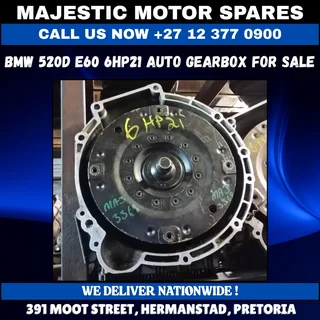 BMW 520D E60 6Hp21 Automatic gearbox for Sale – Used